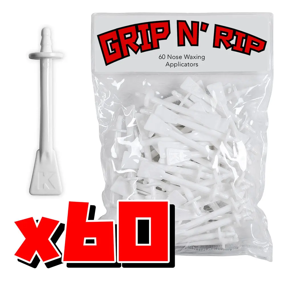 60 Grip n' Rip nasal waxing applicators