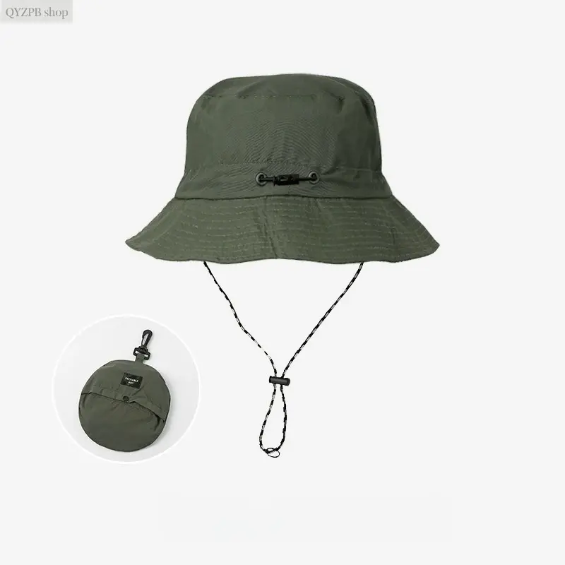 Adjustable Foldable Ultra Light Washable Waterproof Rainproof Solar Protection Summer Bucket Hat with Storage Pocket, Quick-Dry, Ideal for Men, Hiking, Beach, Travel, Adjustable Foldable Hats, Rainproof Hats,summerwins