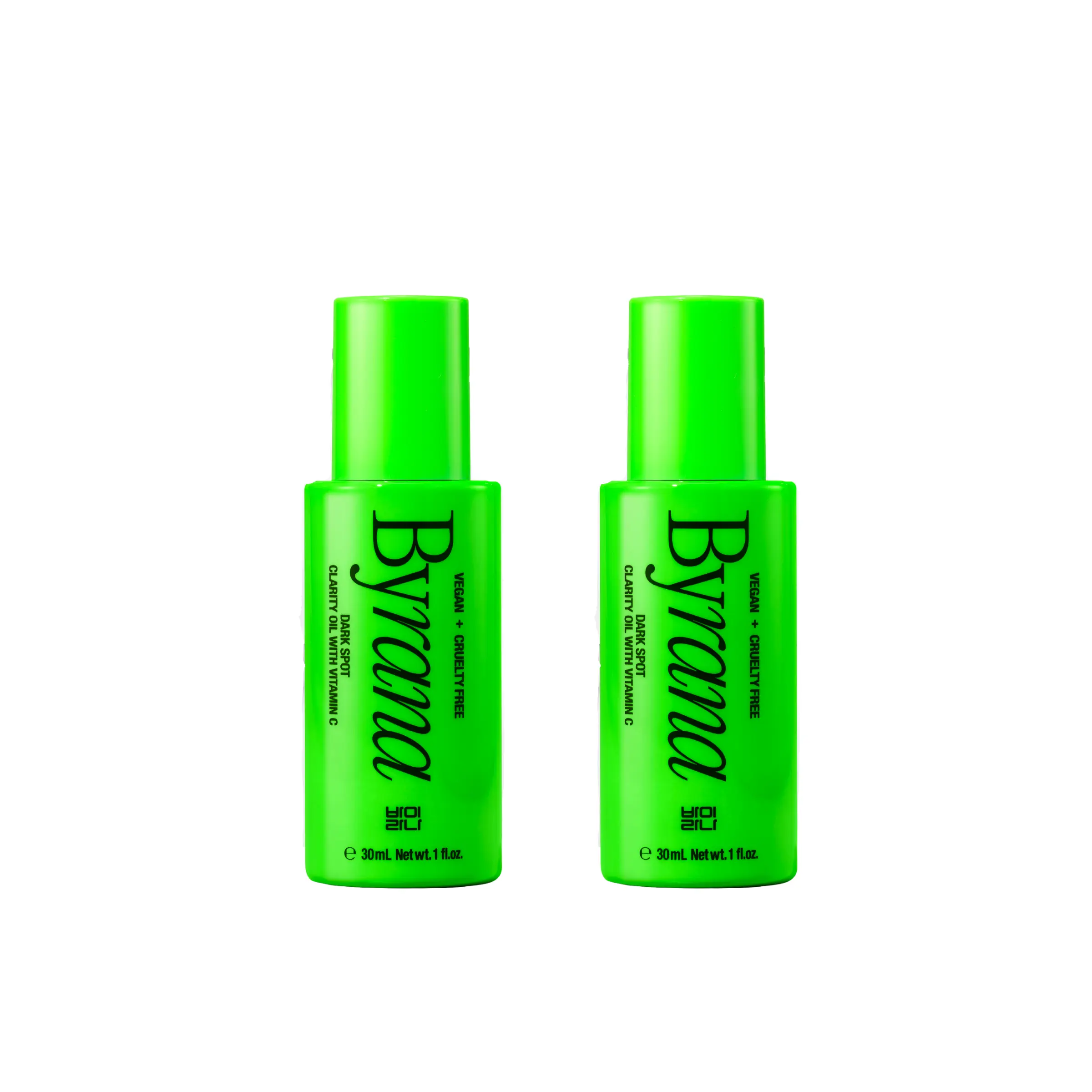 Byrana Korean Skincare (2-Serums) – Oil-Based Vitamin C Serum with Tranexamic Acid, Licorice Root for Dark Spots & Hyperpigmentation