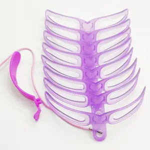 Fourth Generation Eyebrow Drawing Tool Beginner Full Set Eyebrow Pencil Eyebrow Sticker Set Eyebrow Card Eyebrow Drawing Aid Quick Eyebrow Technique