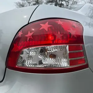 16 Stars Headlight Taillight Decal - Water & UV-Resistant Star Stickers - 2 Sticker Sheets