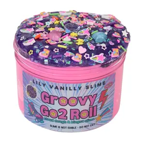 Groovy Go2 Roll Cloud Dough and Bingsu Pink Slime - Beginner-Friendly Play