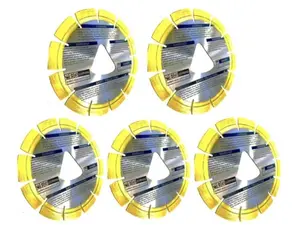 5pk 6" soff-Cut Green Concrete Early Entry Cutting Diamond Blade Compatible with Husqvarna Yellow Item 542777009 Blade XL6-5000