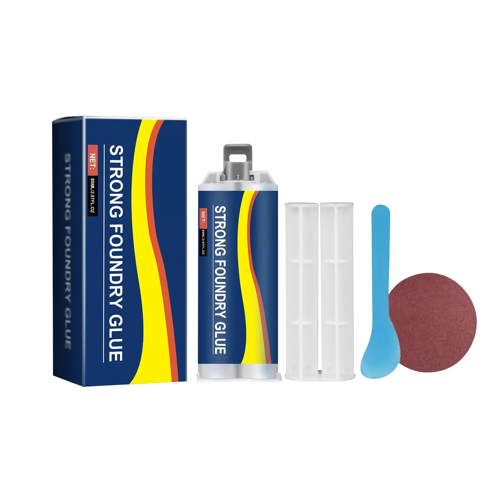 Strong Foundry Glue, 1 Count Metal-Repair Glue, Enhanced Casting Glue, Magic Welding Glue for Plastic and Steel, Gel Formulation, Enhanced Strength Glue, Super Strong Adhesion, Metal Bonding Glue, Durable Glue, Epoxy Casting Adhesive, Strong Adhesive