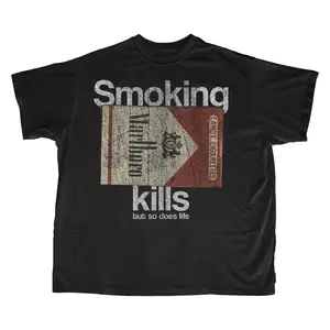 Retro SMOKING KILLS - But so does life Unisex T-Shirt