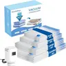15 Pack Vacuum Seal Bags for Clothes Storage with Rechargeable Pump,Compression Bags for Packing Travel Luggage and Closet Organization summerwins