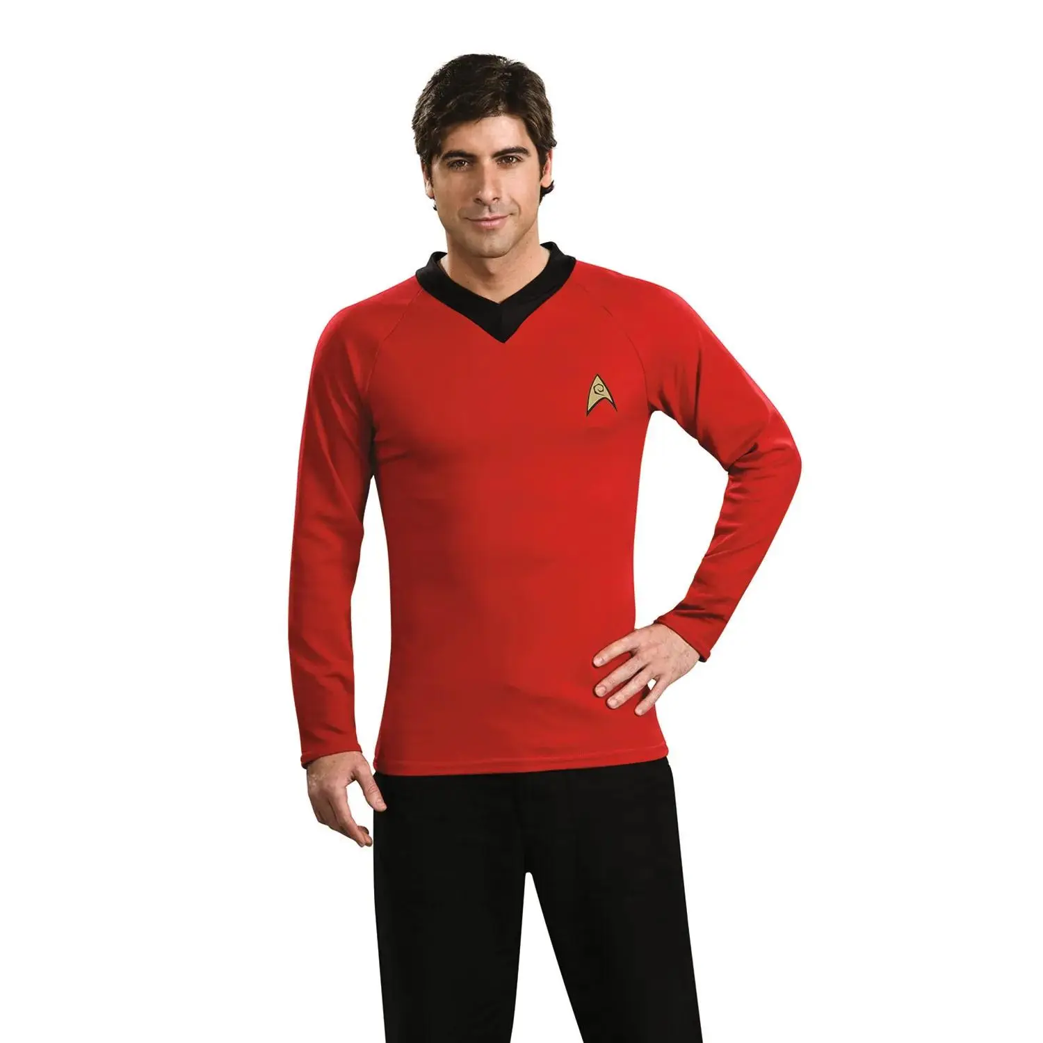 Men's Deluxe Star Trek™ Classic Scotty Costume - Medium, Halloween, Shirt, Menswear, Costume Ideas, Movie/Tv, Polyester, Shirt Set, Scotty Look, Classic Cosplay, Party, Cosplay Costume Set