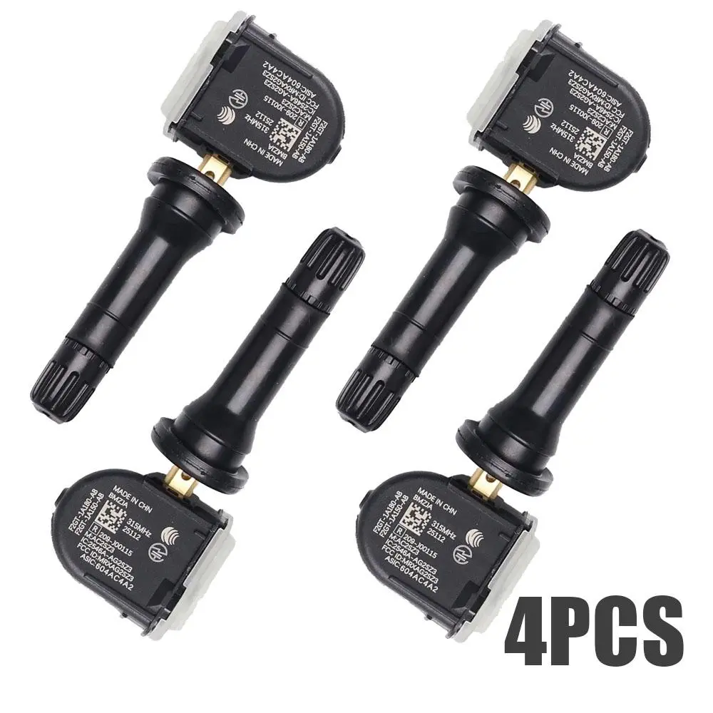 Ford Motorcraft TPMS42 Tire Pressure Sensor 4PCS, Replace HC3Z-1A189-A HC3T1A180AB, 433MHz Direct Fit for Ford & Lincoln 2016-2024 Models