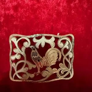 Roster Belt Buckle/ Ebilla para cinto de gallo