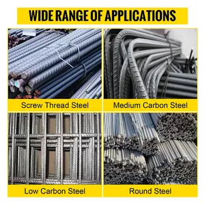 VEVOR Rebar Bender 1 inch 25 mm Rebar Bending Bender Rebar Grade 60 Electric Rebar Bender Heavy Duty with Foot Pedal for Bending Steel Rope (1 inch Rebar Bender)