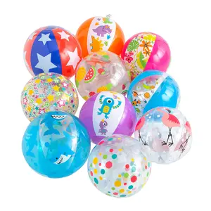 Bulk 100 Pc. Mini Inflatable 5" Mega Plastic Beach Ball Assortment