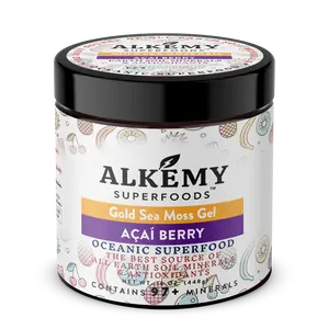 Gold Sea Moss Gel+Açaí Berry