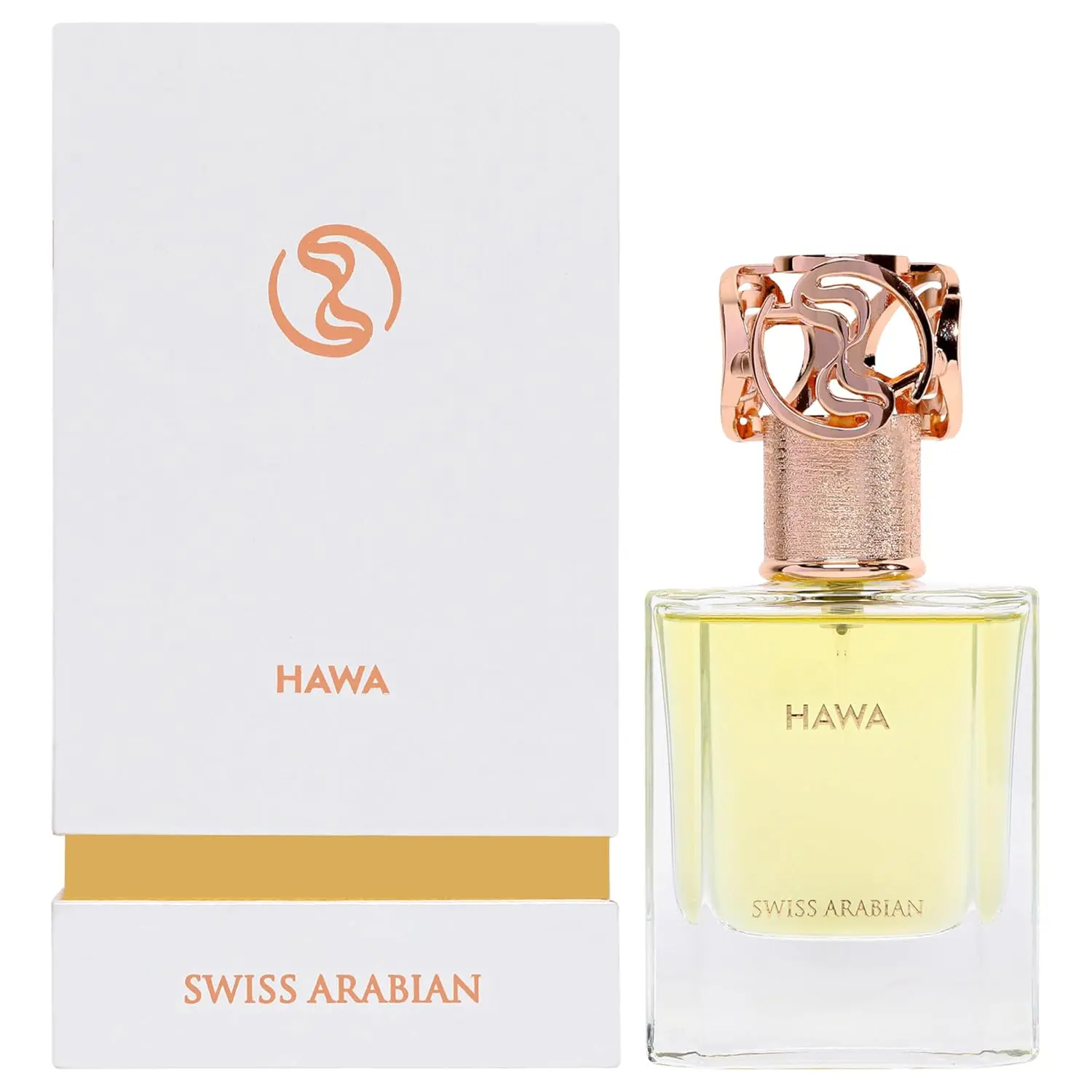 Swiss Arabian Hawa – 1.7 oz Eau de Parfum – White Floral, Citrus & Amber Fragrance – Long-Lasting Luxury Perfume from Dubai – Seductive Unisex Signature Scent