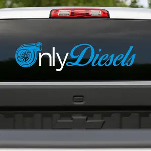 OnlyDiesels Vinyl Decal Car Truck Sticker - 12"