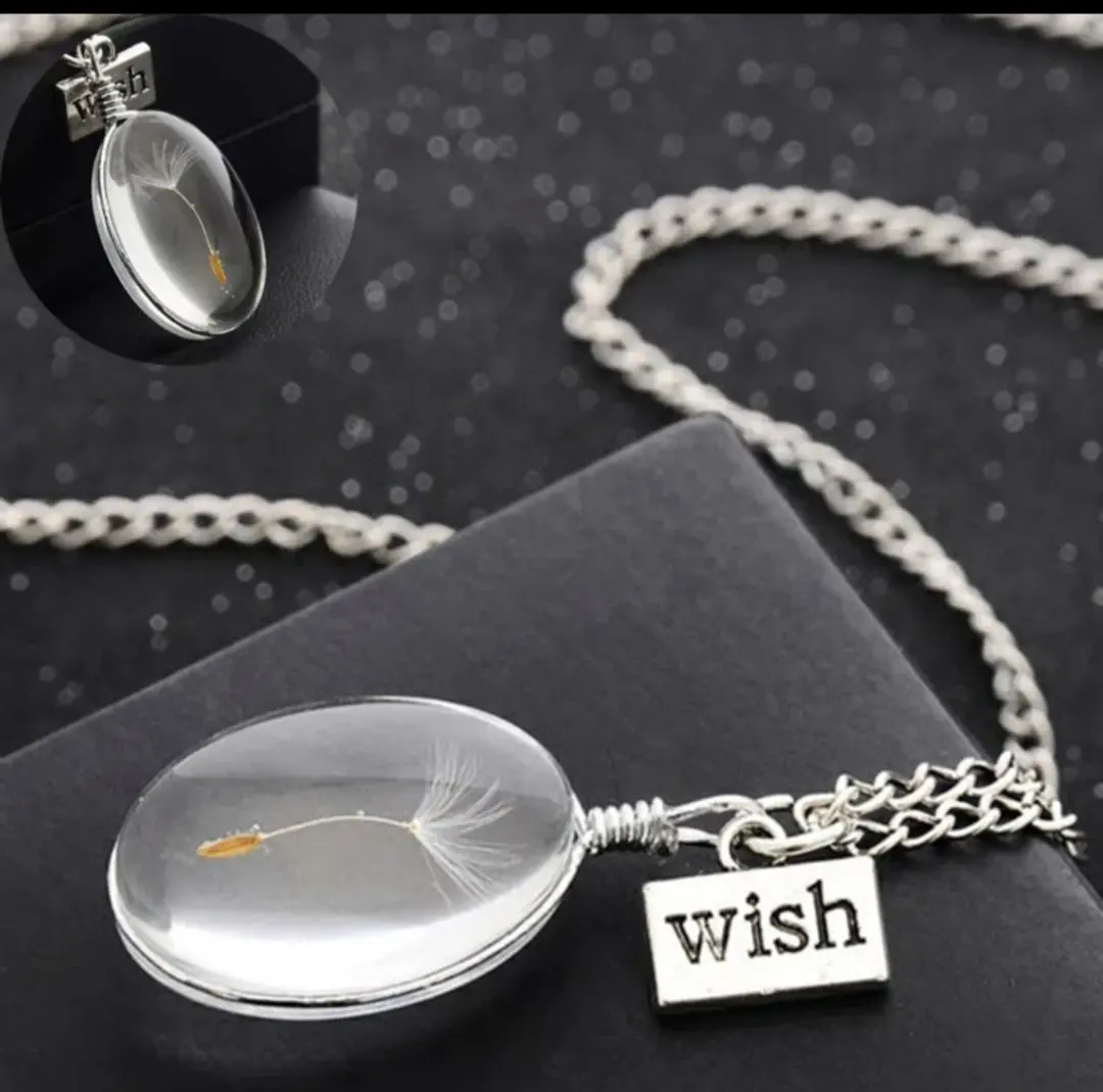 Dandelion Pendant Necklace