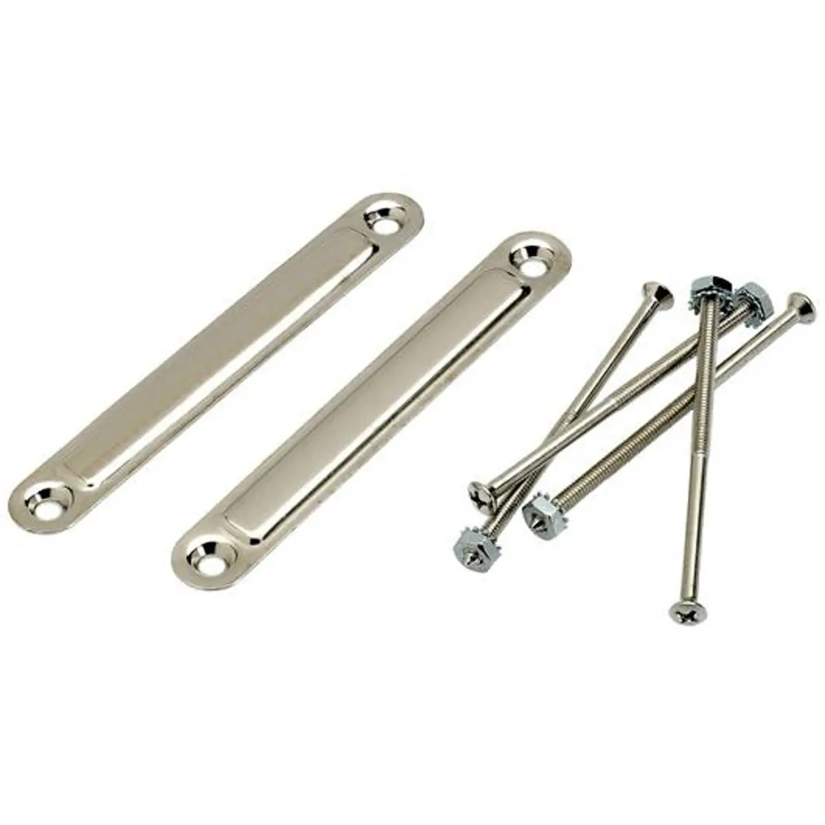 Fender Pure Vintage Medium Chassis Straps with Mounting Bolt and Nut for Amplifiers, 2 Pack