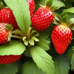 1000 pcs Heirloom Strawberry Seeds – Perennial Non-GMO Giant Fresh Berry Seeds for Outdoor & Indoor Gardening, Open-Pollinated, Heirloom Variety with High Germination Rate