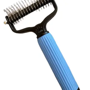 Pet Grooming Metal Brush Comb for All Hair Types undercoat rake