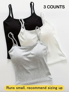 women's solid ribbed crop cami top, slim basic casual adjustable spaghetti strap sleeveless cropped top for daily wear, ladies underwear clothes for all seasons, underwear for women, summer tops, womenswear