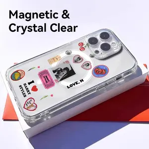 Harry Styles Smartphone Case for iPhone 17 16 15 14 13 12 11 Pro Max Plus Clear Magnetic Phone Case – Anti-Yellow For MagSafe Slim & Lightweight Precision Cut Camera Protection, Shockproof Scratch-Resistant Transparent Case Accessories