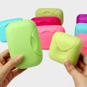 Creative Sealed Travel Portable Soap Box with Lid, Mini Size for Handmade Soap, Ideal for Home and Outdoor Use, Soap Saver