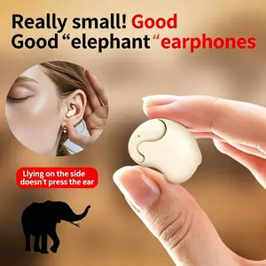 Bluetooth-compatible Earbuds, Cool LED Sleep Headphones, Ultra-Small Design, Comfortable Fit, Compatible with iOS and Android, Bluetooth-compatible 5.4, True Wireless