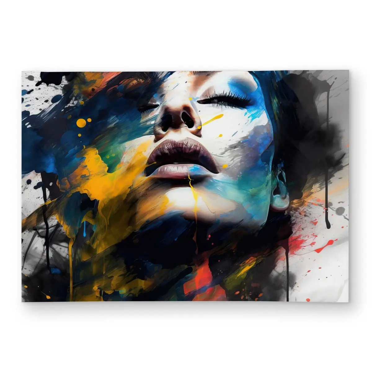 Begin Home Decor C1ROAR57I0LWQF 5 x 7 ft. Painted Beauty Figurative Bedroom Outdoor Rectangle Area Rug - Decor