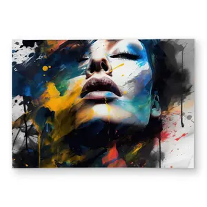 Begin Home Decor C1ROAR57I0LWQF 5 x 7 ft. Painted Beauty Figurative Bedroom Outdoor Rectangle Area Rug - Decor