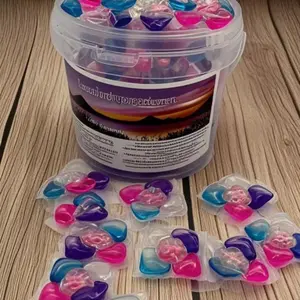 5 in 1 Laundry Detergent Beads, Detergent Ball, 1 Box Multifunctional Concentrated Laundry Beads, Household Cleaning Supplies for Home Dormitory Hotel