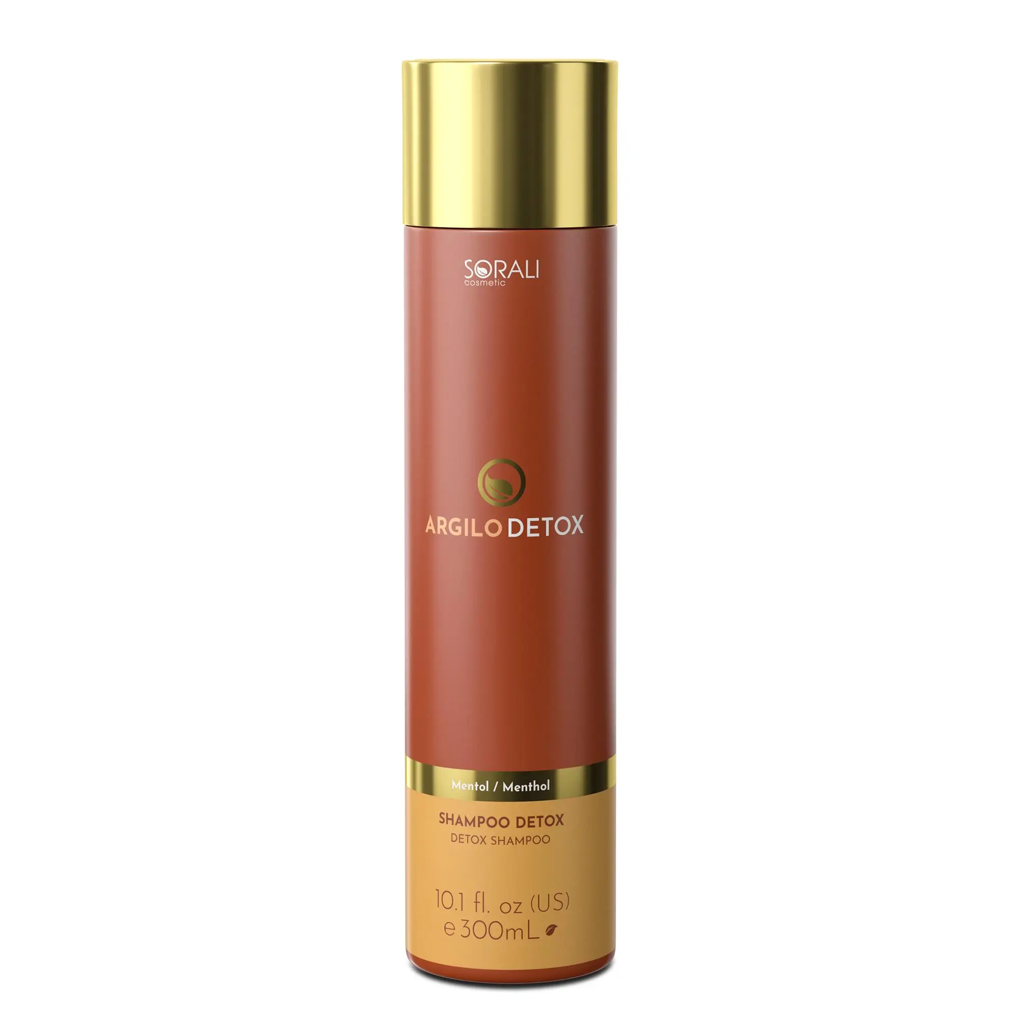 Sorali Argilo Detox Shampoo - 300ml - Green Clay & Menthol Formula for Oil Control & Scalp Health - Ideal Post-Chemical Treatments