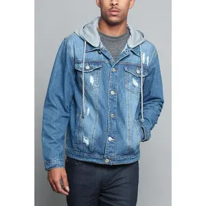 Hooded Denim Jacket