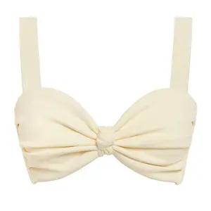 Cream Rib Hayden Bikini Top