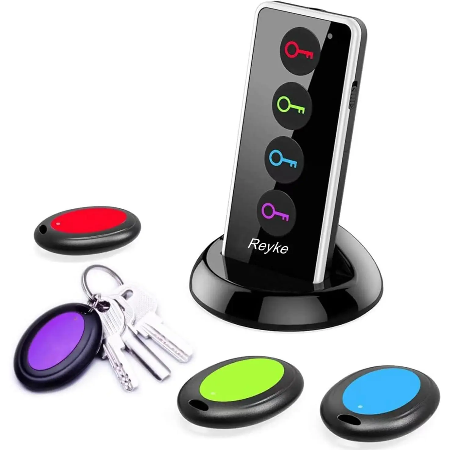 Key Finder, 80dB+ RF Item Locator Tags with 131ft. Working Range ...