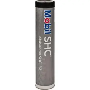 Mobil 12.5 oz Cartridge Synthetic High Temperature Grease Red, High Temperature, NLGIG 1-1/2, 110644