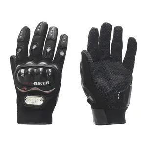 Four-season protective motorcycle riding gloves, breathable, wear-resistant, non-slip and touchscreen compatible, for both men and women in outdoor motorcycling