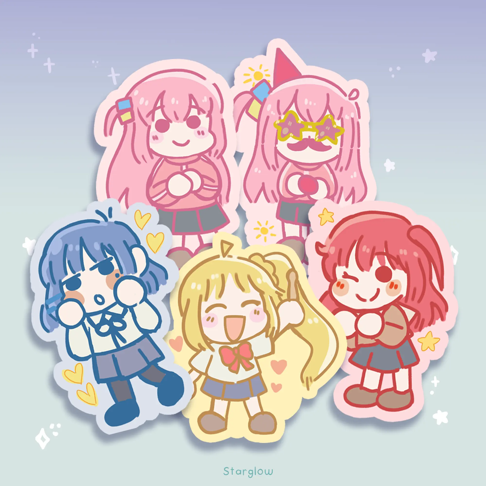Anxiety the rock Stickers