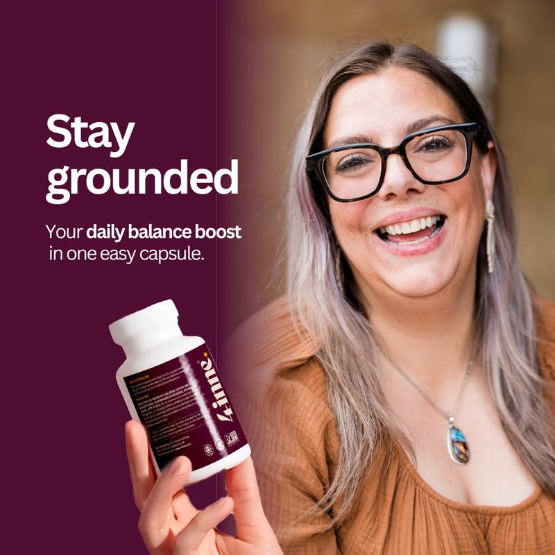 4inne Ashwagandha 1200mg Capsules Natural Supplement for Stress Relief & Calming Effects Non-GMO Verified