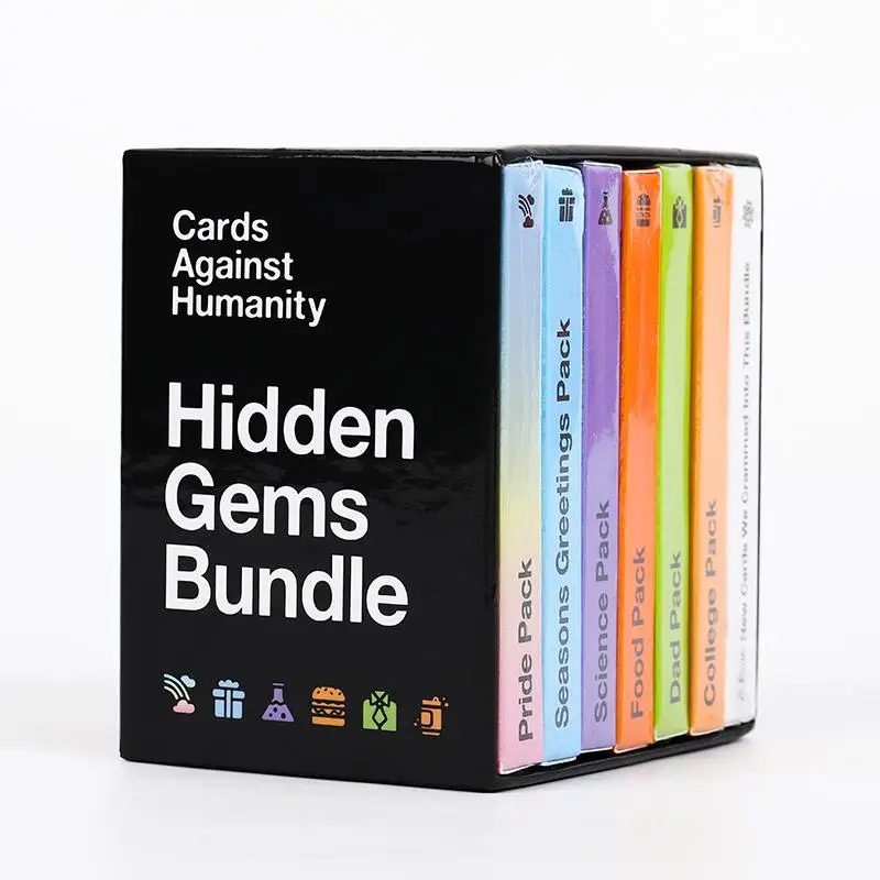 Card Against Humanity Hidden Gems Bundle, 6 Counts/set Themed Expansion Packs, Fun Card Game for Adults, Party Game, Birthday Gift