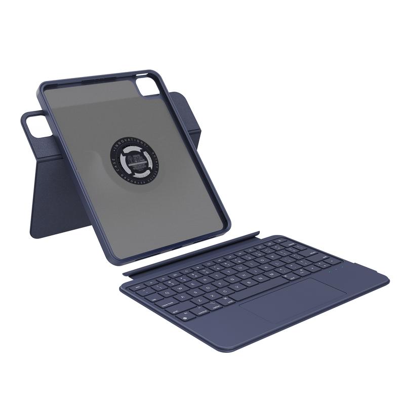 accrosoo for iPad Air 11 inch (M3 2025/M2) Rotatable Detachable Magnetic Keyboard Case with Trackpad & Backlits for 11" iPad Pro (4th/3rd/2nd/1st Gen)&iPad (A16) 11th Gen and 10.9" iPad Air 5th/4th&10th Gen,Blue tablet case, Adjustable angles