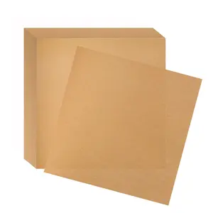 Unbleached Parchment Paper Sheets for baking, Squares Precut Brown Non-Stick Baking Parchment Hamburger Patty Paper Liners for Oven, Bread pan, Cakes pans, Air Fryer Liners