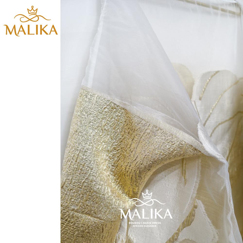 2pcs Set Newdrop Middle Eastern White Flower Brocade Semi Sheer Dress with Soft Lining and Belt Luxury Wedding Party Muslim Kaftan Long Robe