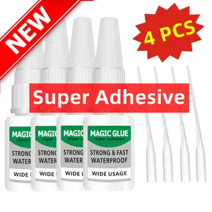 Magic Glue Cyanoacrylate - Super Strong Adhesive for All Materials, Perfect for Repairing and Crafting. Wood Glue, Clear, Fast, Metal, Nail, Fabric, Plastic Glue, Clear, Liquid Glue,  Pegamento