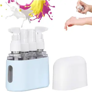 Combination Set Travel Bottle Spray Bottle Cosmetic Lotion Bottle Leak-Proof Wash Dispensing Bottle Sample 4-in-1 Portable Dispensing Bottle