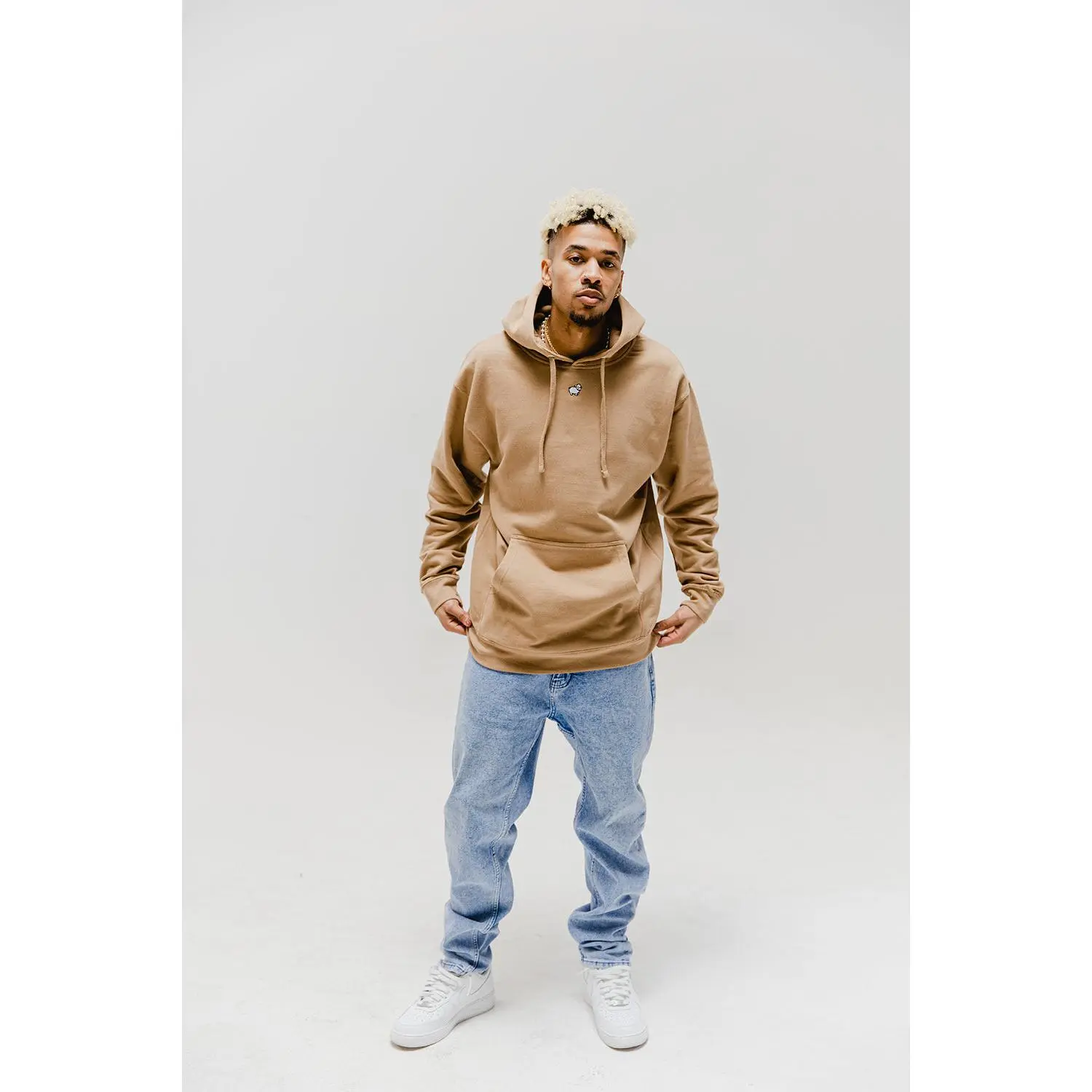 Micro Sheep Pullover Hooded Sweatshirt