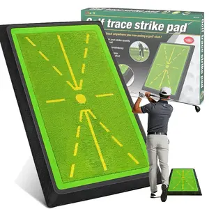 Golf Hitting Mat, Golf Mats Practice Outdoor Indoor for Swing Path Feedback Detection Batting, 17"x12" Practice Outdoor Indoor for Training Chipping Show Swing Path, Practice Outdoor Indoor, Golf Accessories for Training, Driving, Chipping, Gift