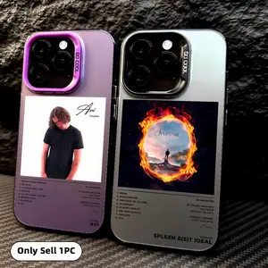 Hip-Hop Rapper M-Morphee Phone Case Shockproof Matte Laser Aurora Phone Case for iPhone 17 16 15 14 13 12 Pro Max Air | Smooth Matte Texture | Durable Scratch Resistant Anti-Drop Anti-Fingerprint Cover