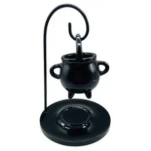 Hanging Metal Cauldron Oil Diffuser Decor