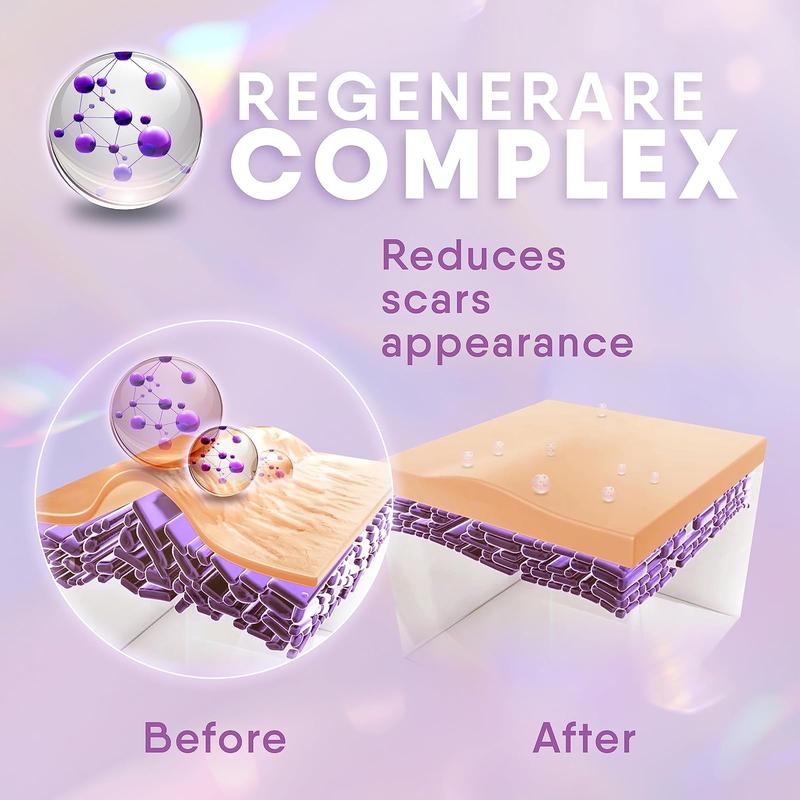 Face & Body Advanced Scar Gel, Scar Treatment for Old & New Scars, Fades Stretch Marks Away, Surgical Scars, Injuries, Burns and Acne Scar Treatment, For Adults & Kids, 1 oz (28g), 1-Pack