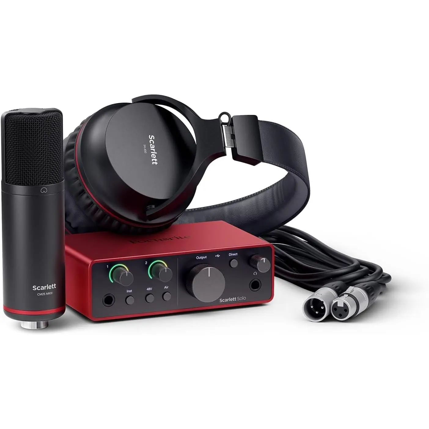 Focusrite Scarlett Solo Studio 4th Gen Recording Bundle