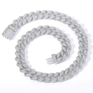 15mm Bubble Cuban Chain Chunky Iced Out Zircon Necklace Fancy Party Jewelry 2024 Cool Stylish HipHop Chain gldmen'schain